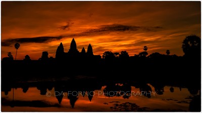 Cambodia - Angkor Wat Temple - Sunset - 