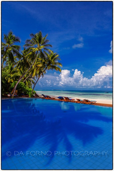 Maldives - Medhufushi Island - Pool and sea - Canon EOS 5D III / EF 24-70mm f/2,8 L USM 